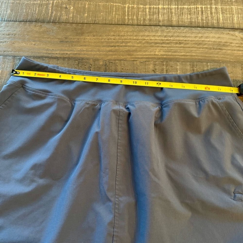 Orvis Skort Women's Extra Large Blue Gray Golf Tennis Outdoor Travel Activewear - Picture 7 of 9